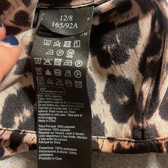 Allsaints Tammy Leopard Top. - Picture 6 of 7